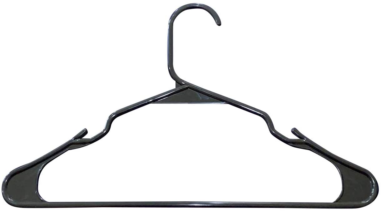 China China Thin Hangers – Hanger Factory Wholesale Anti-Slip Black Tubular  PP Plastic Hanger for Clothes – Lipu Manufacture and Factory