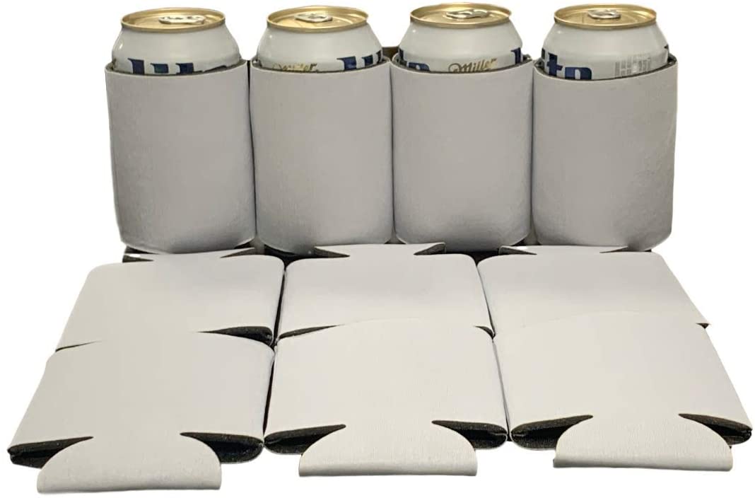 Blank Beer Can Cooler Sleeves, Plain Collapsible Soda Cover Coolies 7.99 freeshipping - Kool Products