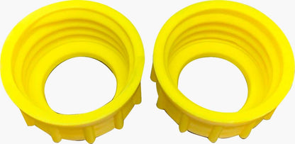 2 Aftermarket Yellow Midwest CAN Style Screw Cap Collar 8.49 freeshipping - Kool Products
