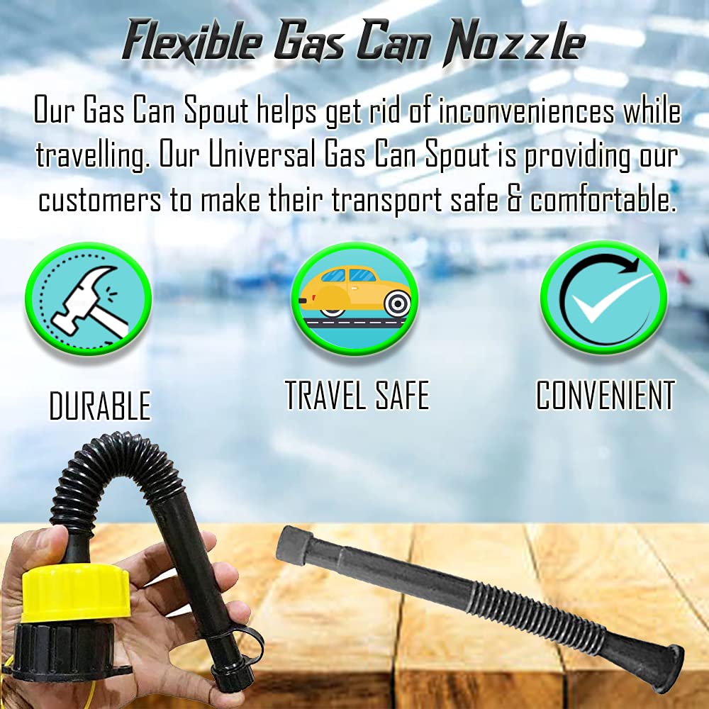 11" Super Long Flexible Universal Spout With Accessories (Pack of 3) 26.49 freeshipping - Kool Products