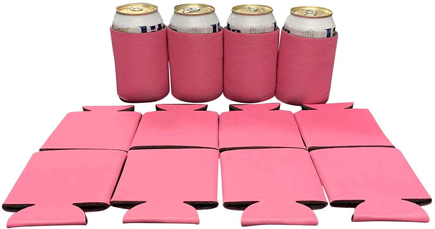 Blank Beer Can Cooler Sleeves - Collapsible Soda Cover Coolies - $7.99 + Free Shipping