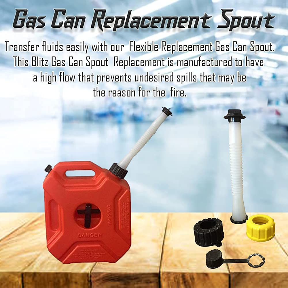 Gas Can Spout Replacement w/ Tons Of Accessories Included (Pack of 3) 19.49 freeshipping - Kool Products