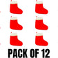 KP KOOL PRODUCTS Christmas Stockings (Set of 12) Faux Fur Christmas Decorations, Personalized Christmas Stockings with Gold Trim 14” Long 16.99 freeshipping - Kool Products