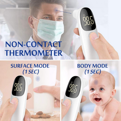 Digital Forehead Thermometer for All Ages + 2 AAA Batteries - $14.99 with Free Shipping 