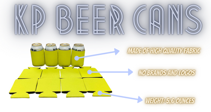 Plain Beer Can Coolers - 7.99, Free Shipping by Kool Products Store