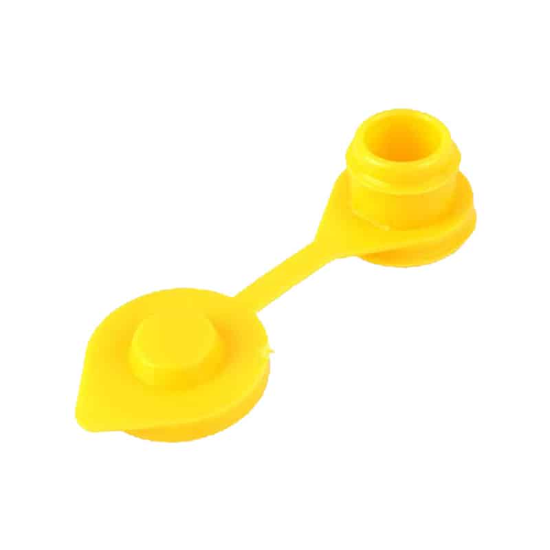 1 Set Gas Can Spout Nozzle Vent Replacement Plastic Yellow For