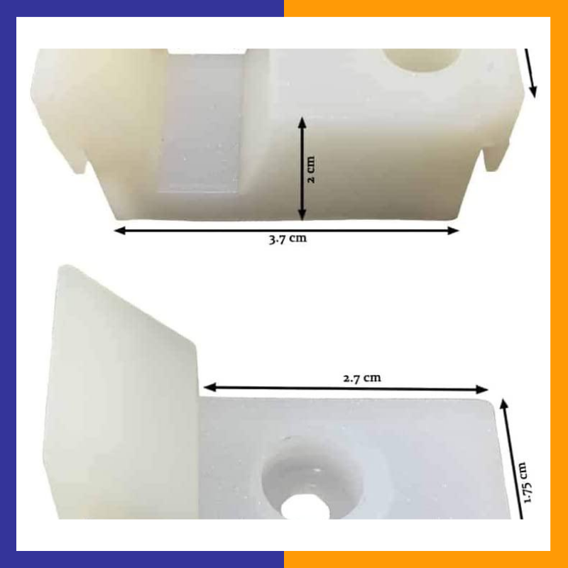 Kool Products Sliding Shower Door Jamb Guide and Bumper (1 Set) 8.99 freeshipping - Kool Products