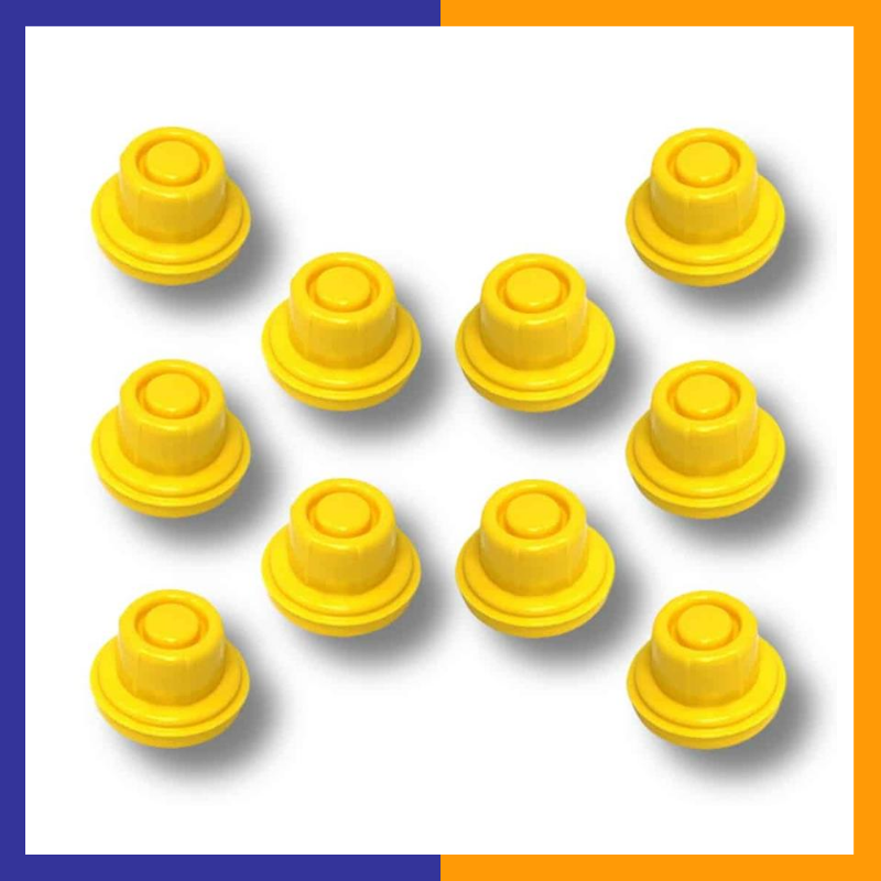 Replacement Yellow Spout Cap Top for Blitz Fuel Gas Can (Pack of