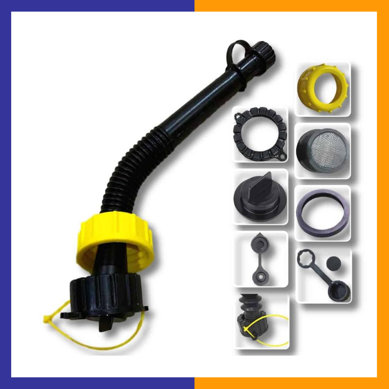 Gas Replacement Gas Spout Kit Flexible Nozzles Thicker - Temu