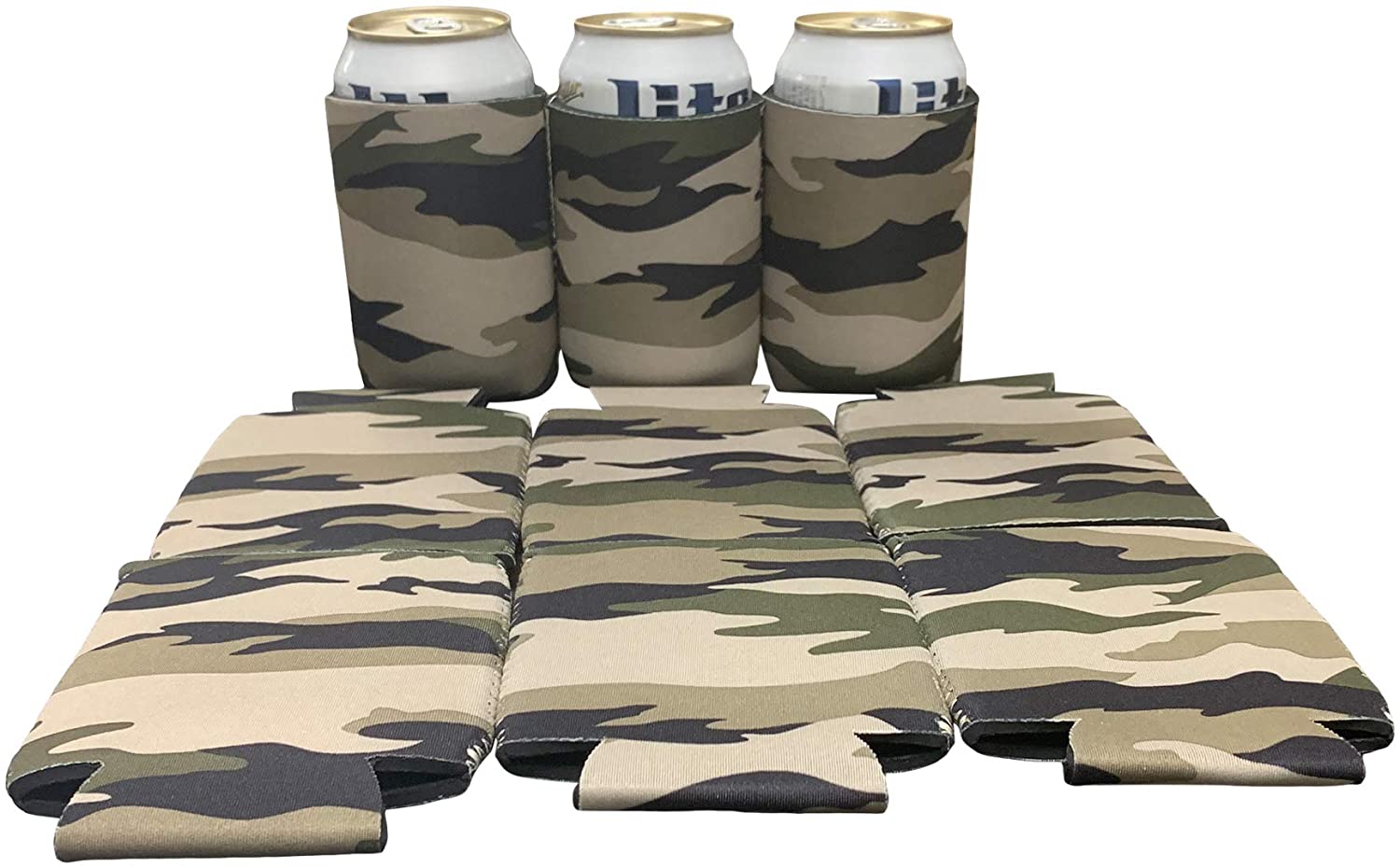 Beer Can Cooler Sleeves Plain Collapsible Soda Cover - 7.99 Free Shipping