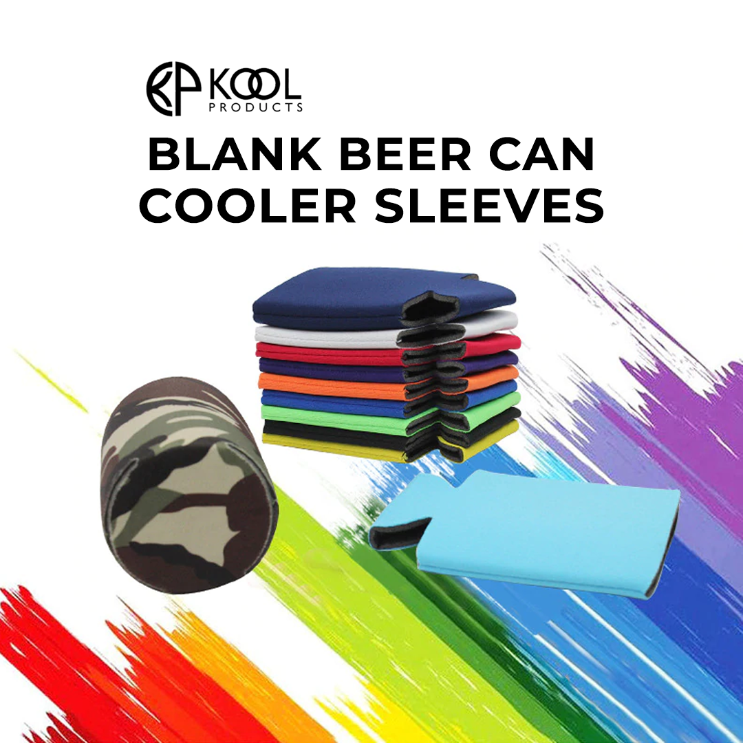 Blank Beer Can Cooler Sleeves, Plain Collapsible Soda Cover Coolies 7.99 freeshipping - Kool Products