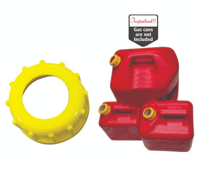 2 Aftermarket Yellow Midwest CAN Style Screw Cap Collar 8.49 freeshipping - Kool Products