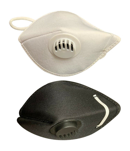 6 Pack (3 Black + 3 White) Reusable Washable Cotton Cloth Face Mask with Filter 6.99 freeshipping - Kool Products