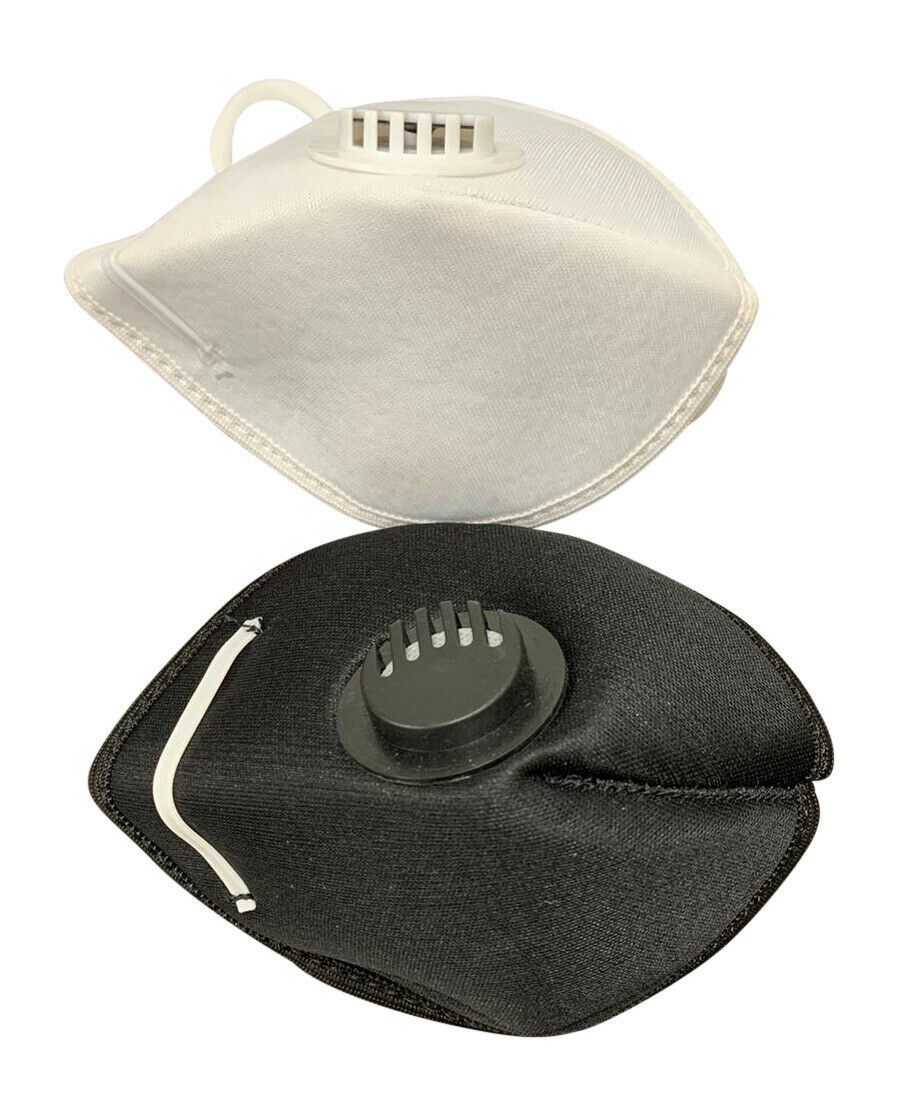 6 Pack (3 Black + 3 White) Reusable Washable Cotton Cloth Face Mask with Filter 6.99 freeshipping - Kool Products