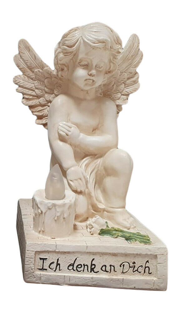 Angel Kneeling down Figurine with Solar light 26.49 freeshipping - Kool Products