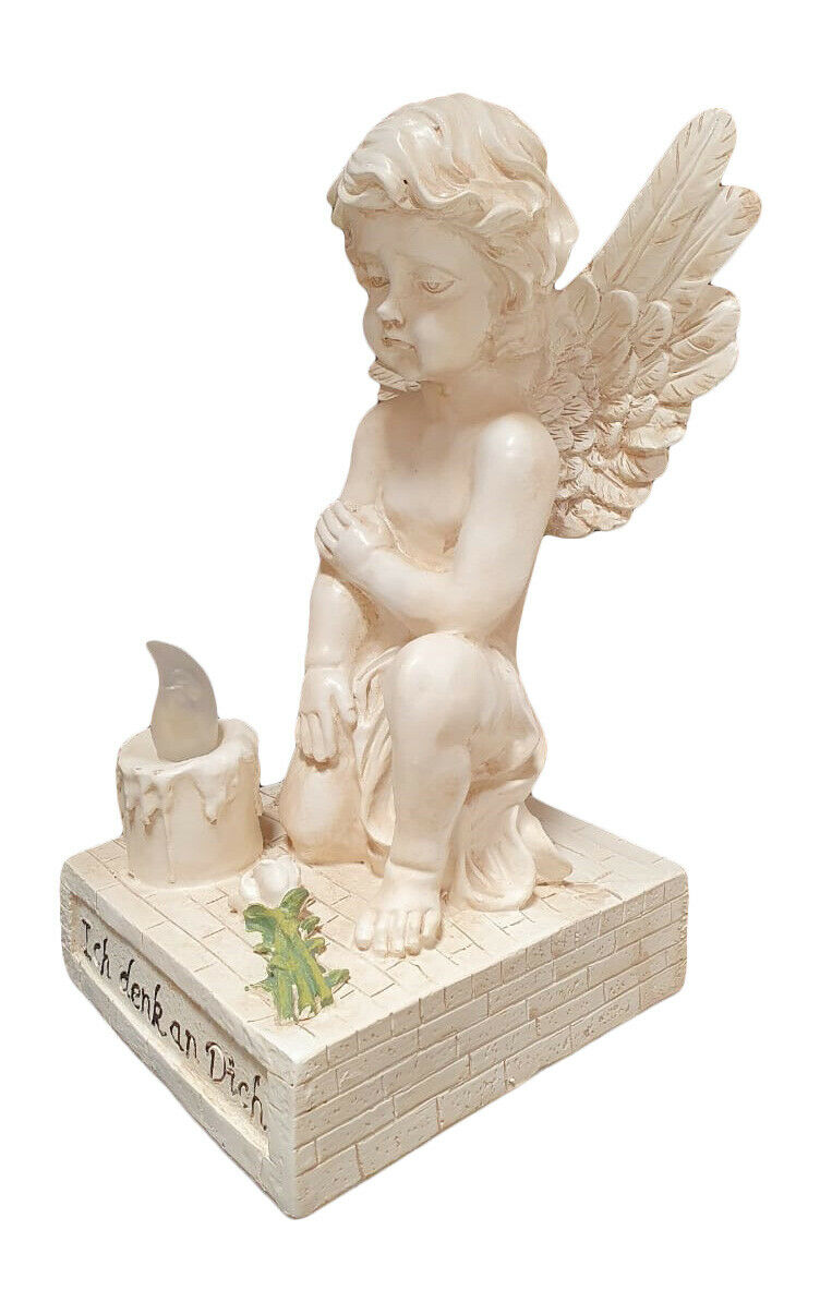 Angel Kneeling down Figurine with Solar light 26.49 freeshipping - Kool Products