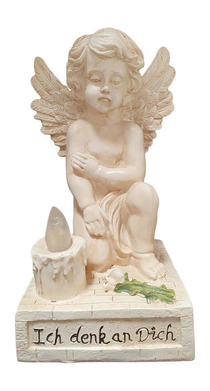 Angel Kneeling down Figurine with Solar light 26.49 freeshipping - Kool Products