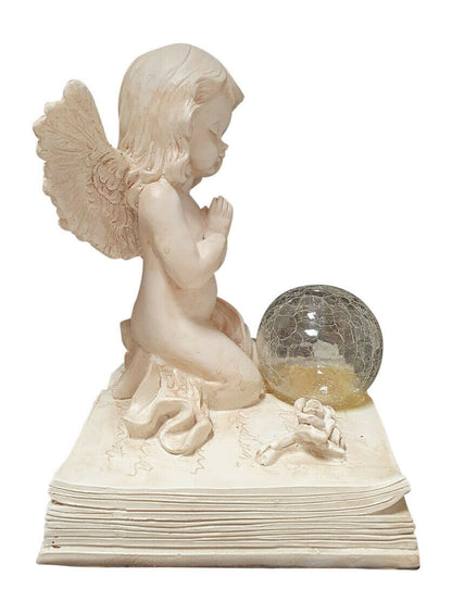 ANGEL PRAYING FIGURINE WITH SOLAR LIGHT 26.49 freeshipping - Kool Products