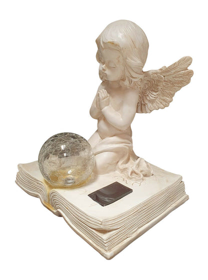 ANGEL PRAYING FIGURINE WITH SOLAR LIGHT 26.49 freeshipping - Kool Products