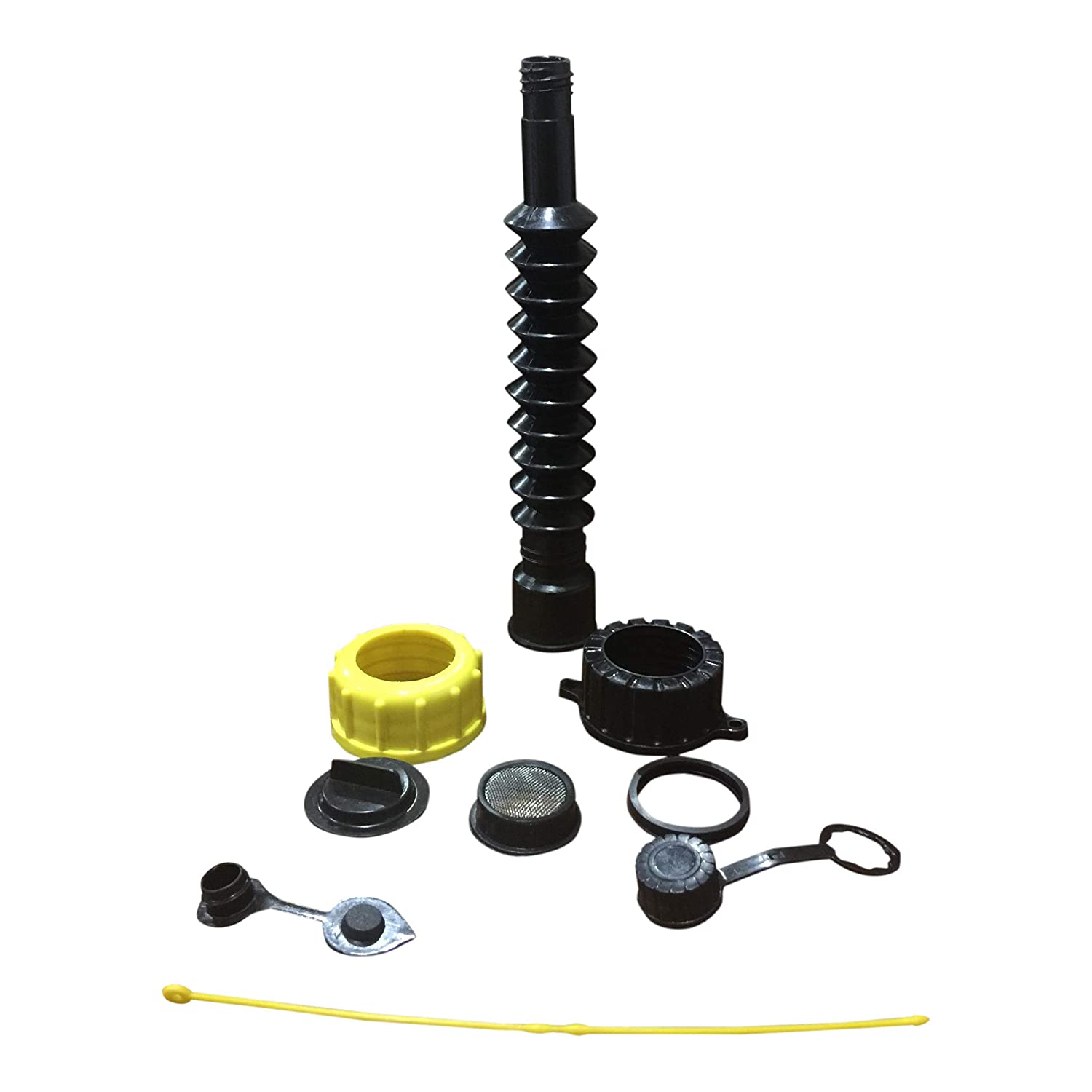 Pack of 10 - Flexible Replacement Gas Spout with Fine and Coarse Thread Caps 84.99 freeshipping - Kool Products