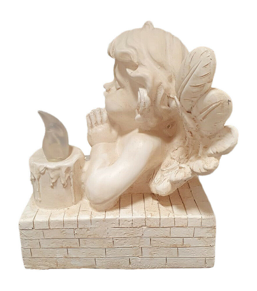 Solar Powered Figurine With Angel Praying (Ich Denk An Dich) 53.18 freeshipping - Kool Products