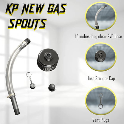 Utility Can Spout Replacement - Utility Can - Racing Fuels Deluxe Filler Hose with cap and vent. Fits VP Racing, Pit Posse, Space Saver, Jazz, Jegs and Scribner (1 PACK) 0.00 freeshipping - Kool Products