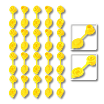 New Yellow Aftermarket Replacement Black Vent Caps (20 Units) 14.54 freeshipping - Kool Products
