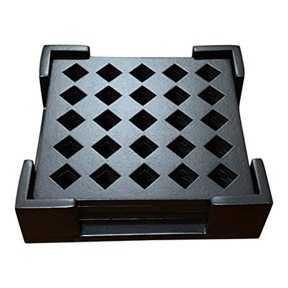 Wooden Coasters Set of 4 - Laser Cut Design With 1 Free US Flag Magnet 8.99 freeshipping - Kool Products