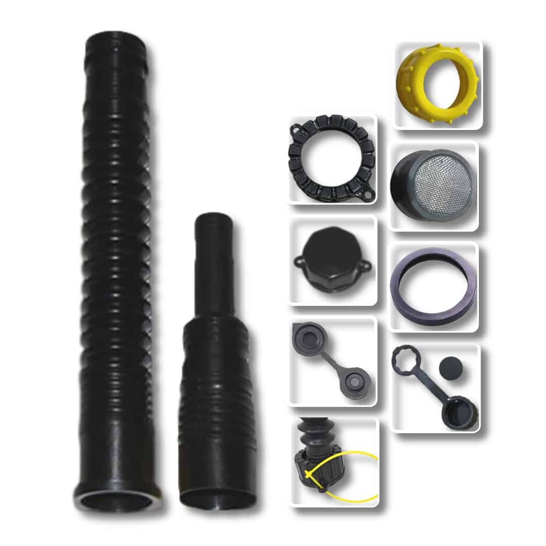 SUPER FLEXIBLE Unleaded Reducer with Spout and Cap, 1/2 Inch Replacement 12.54 freeshipping - Kool Products