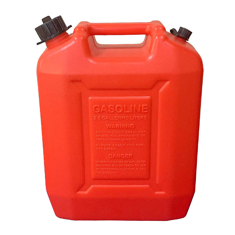 2.6 Gallon Utility Can with One Long Black with Stainless Steel Filter - Red (10 L) 29.99 freeshipping - Kool Products