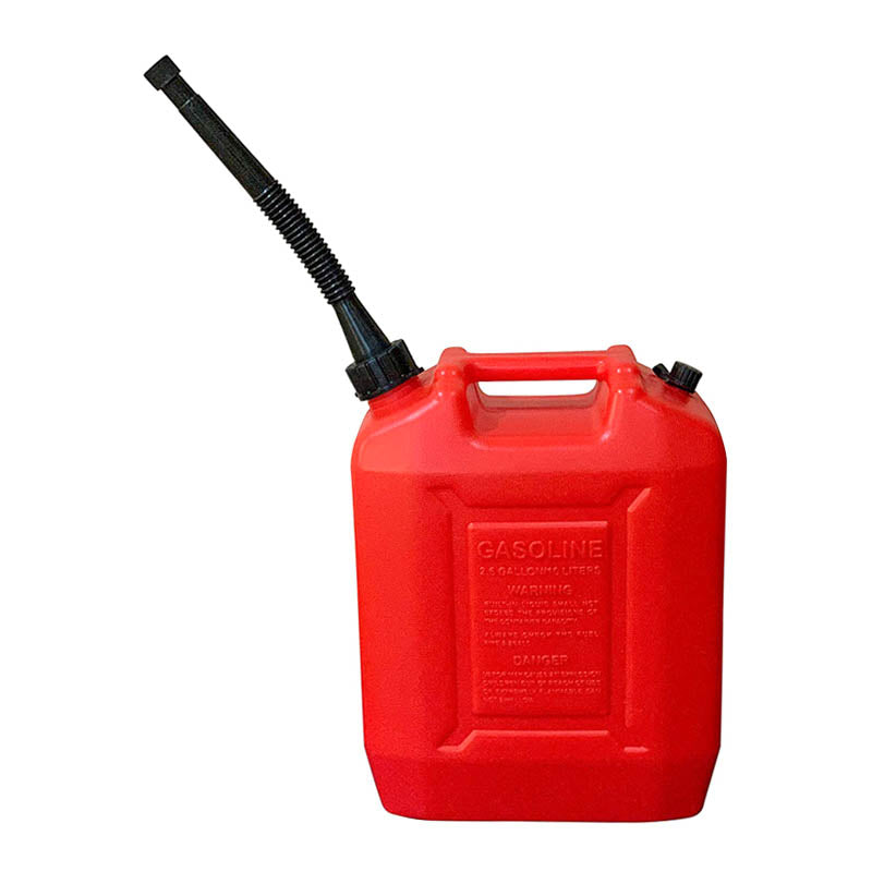 2.6 Gallon Utility Can with One Long Black with Stainless Steel Filter - Red (10 L) 29.99 freeshipping - Kool Products