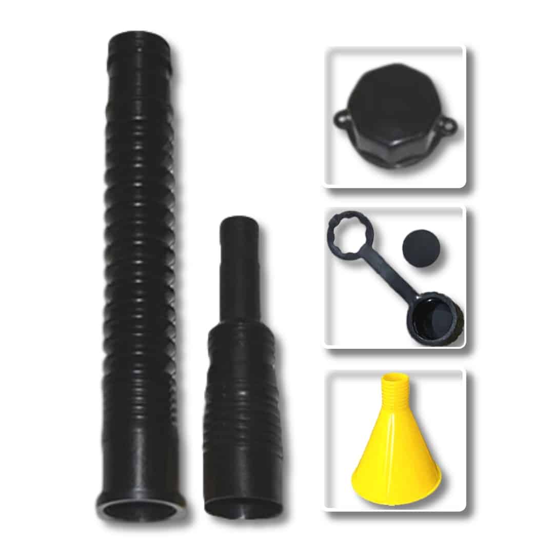 Universal Single Spout With Cap Unleaded Reducer Tip and Spill Free Funnel 11.99 freeshipping - Kool Products