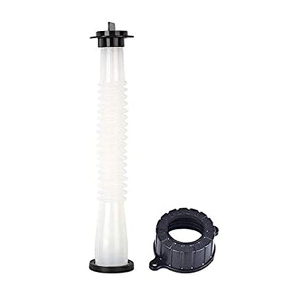 Utility Can Spout Replacement with Gasket, Stopper, Cap with Stripe, 2 Collar Caps (Yellow and Black) 8.44 freeshipping - Kool Products