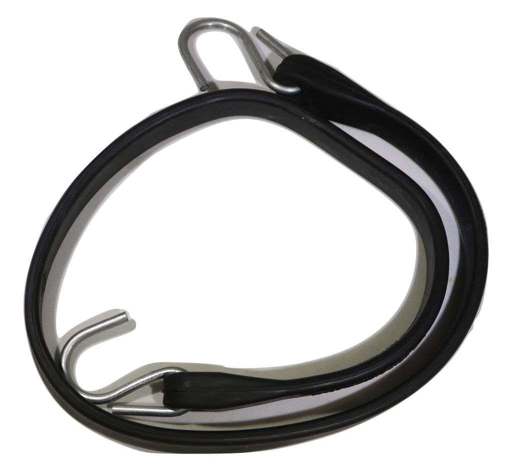 21 Inch Rubber Tarp Straps w/ Crimped S Hooks 20 PACK | RS21X20