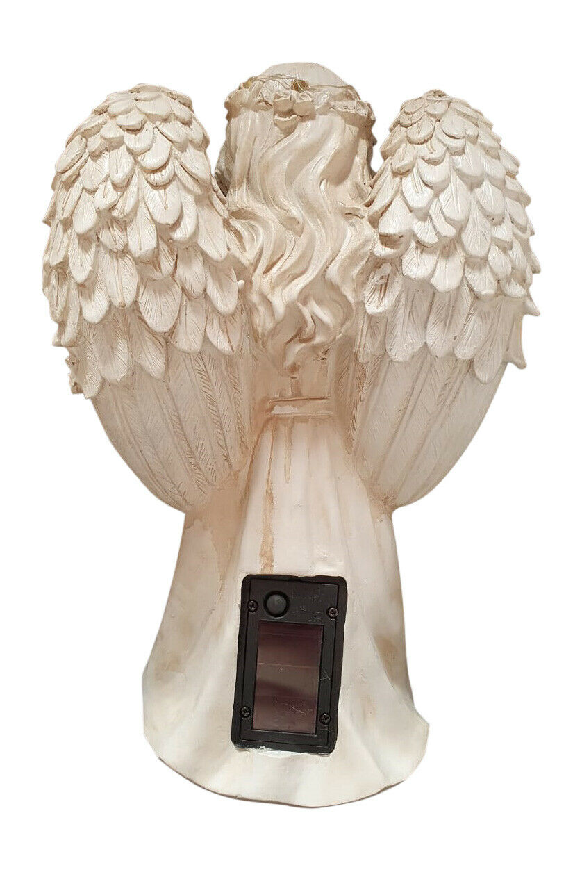 ANGEL HOLDING HEART FIGURINE WITH SOLAR LIGHT 26.49 freeshipping - Kool Products