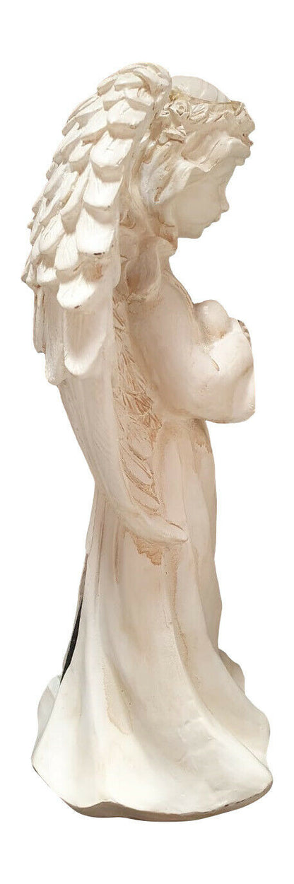 ANGEL HOLDING HEART FIGURINE WITH SOLAR LIGHT 26.49 freeshipping - Kool Products