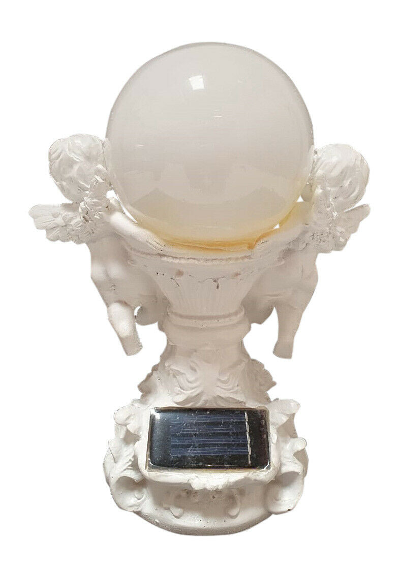 ANGELS HOLDING LIGHT FIGURINE WITH SOLAR LIGHT 26.49 freeshipping - Kool Products