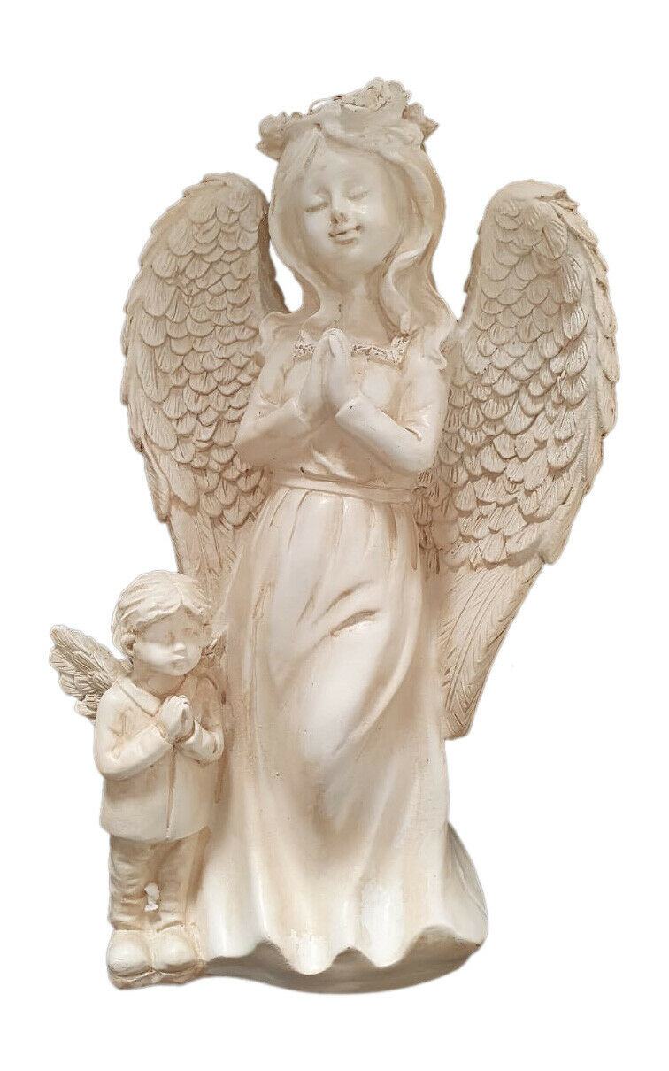 Angle and Boy Praying Figurine With Solar Light 26.49 freeshipping - Kool Products